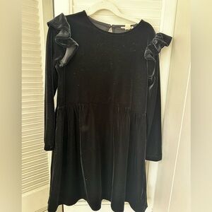 Crewcuts Black Velvet Formal Kids Dress